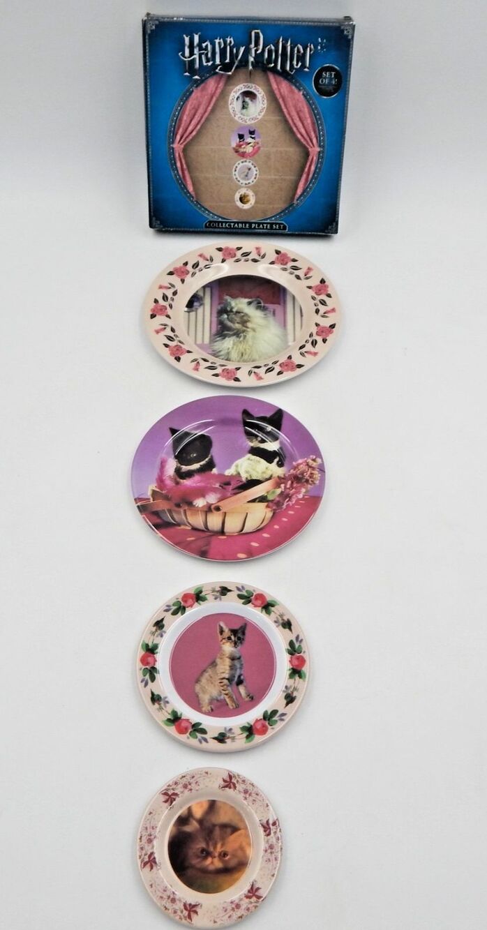 Harry Potter Collectable Plate Set Professor Umbridge Cat Plates Loot Crate 2017